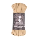 CORDINO IMMORTAL PARACORD 4MM X 15M 550LB COYOTE
