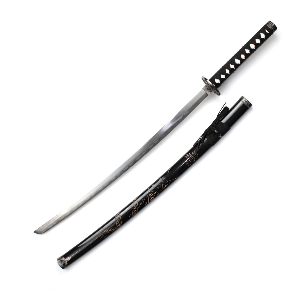 KATANA 4011 ORN 98CM ACERO NEGRA