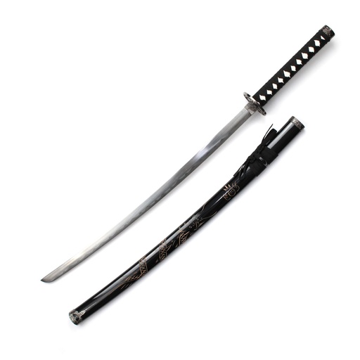 [BH-4011] KATANA 4011 ORN 98CM ACERO NEGRA