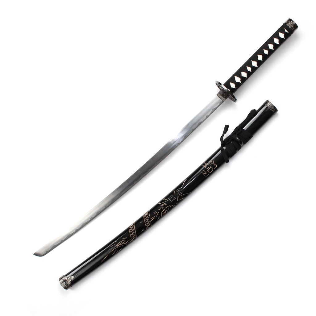 KATANA 4015 ORN 98CM ACERO NEGRA