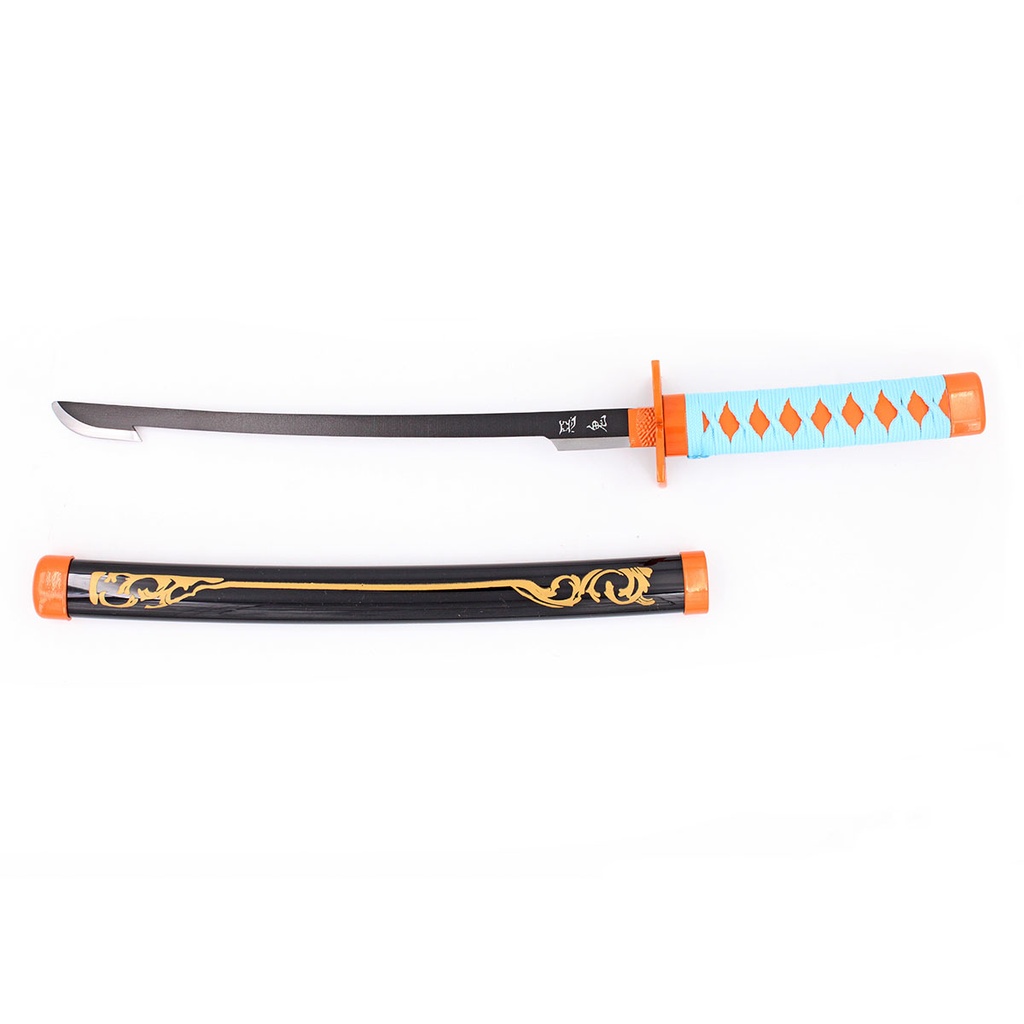 KATANA MINI 2026 DMSY 40CM ACERO NEGRA/AZUL