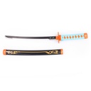 KATANA MINI 2026 DMSY 40CM ACERO NEGRA/AZUL