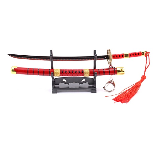 [BH-1181] KATANA BH MINI LLAVERO 1181 OPC 22CM ROJA