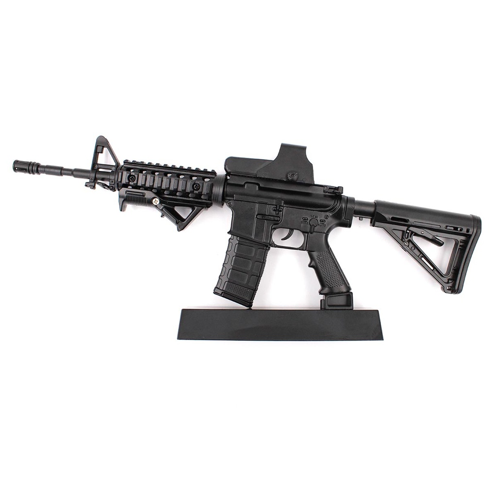 FUSIL M4 ESCALA 1:3 28 CM NEGRO