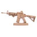 FUSIL M4 ESCALA 1:3 28 CM TAN