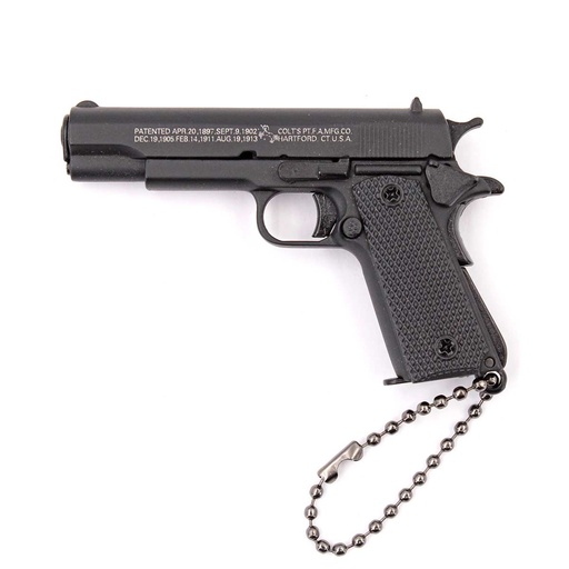 [BH-1505] LLAVERO PISTOLA 1911 7 CM NEGRO