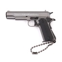 LLAVERO PISTOLA 1911 7 CM GRIS