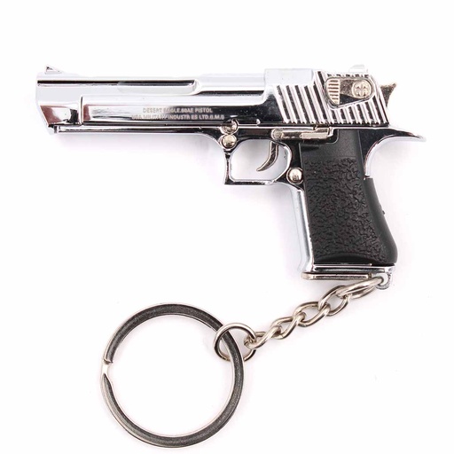[BH-1509] LLAVERO PISTOLA DESERT EAGLE 6,6 CM PLATA