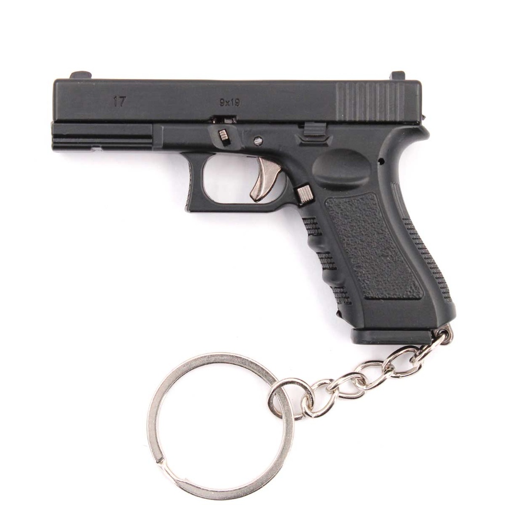 LLAVERO PISTOLA G17 7 CM NEGRO