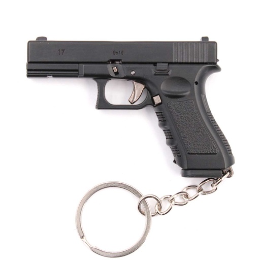 [BH-1512] LLAVERO PISTOLA G17 7 CM NEGRO