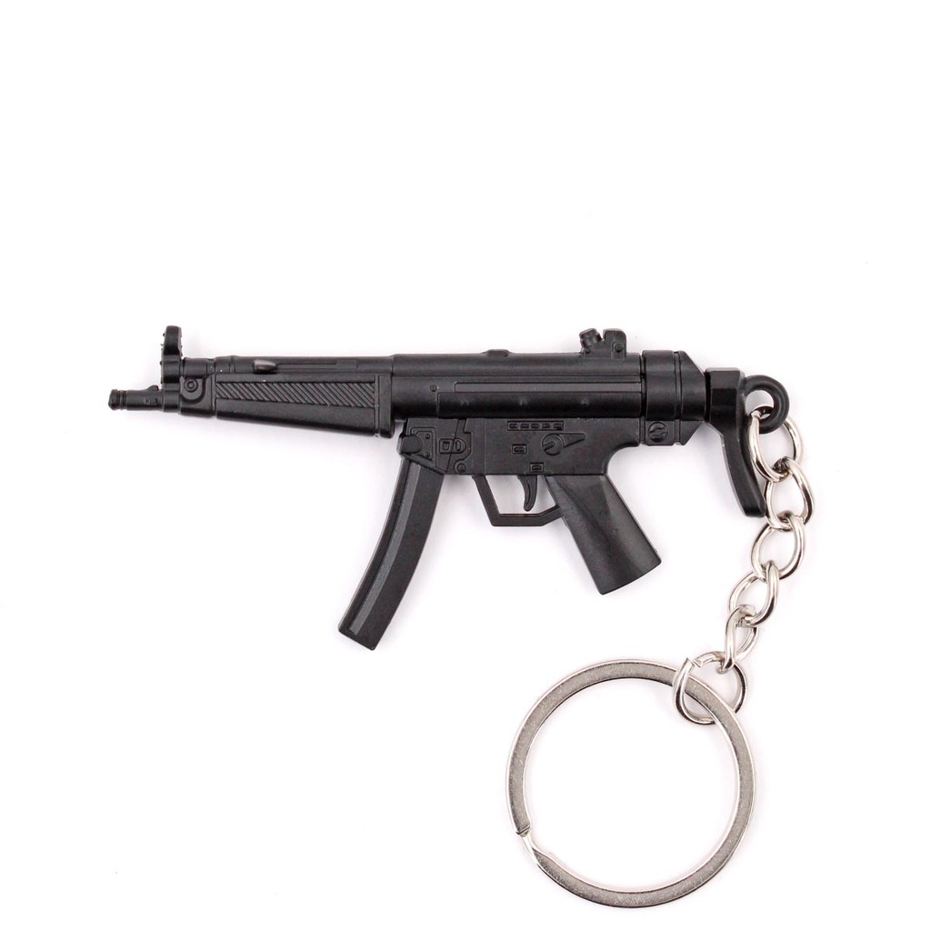 LLAVERO FUSIL MP5 7 CM NEGRO