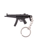 LLAVERO FUSIL MP5 7 CM NEGRO