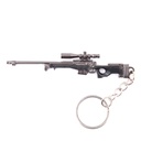 LLAVERO FUSIL L96 9 CM NEGRO