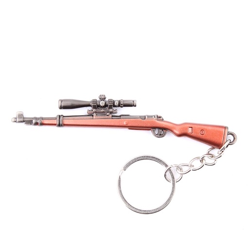 [BH-1531] LLAVERO FUSIL 98K 9 CM MARRON