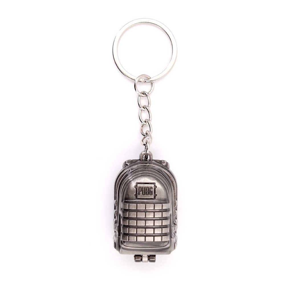 LLAVERO MOCHILA PBG 3,5 CM PLATA