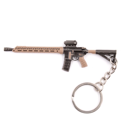 [BH-1543] LLAVERO FUSIL MK107 9 CM NEGRO/TAN