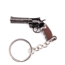 LLAVERO REVOLVER MG357 5 CM PLATA