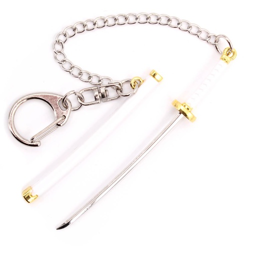 [BH-1187] LLAVERO KATANA 1187 OPC 9 CM BLANCO