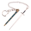 LLAVERO ESPADA 1207 GOT 9 CM PLATA