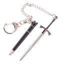 LLAVERO ESPADA 1208 GOT 9 CM PLATA