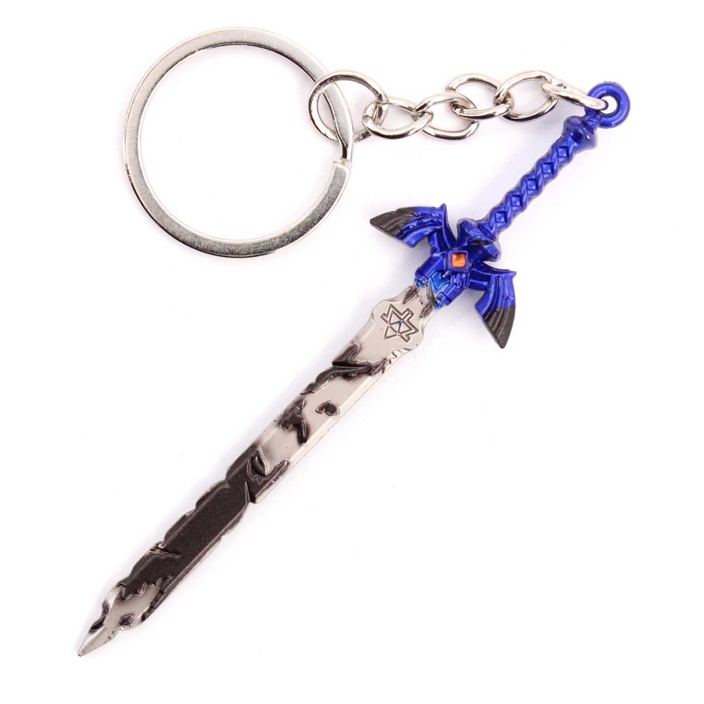 LLAVERO ESPADA 1218 ZLD 9 CM AZUL/NEGRO