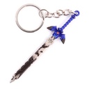 LLAVERO ESPADA 1218 ZLD 9 CM AZUL/NEGRO