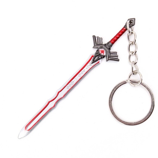 [BH-1219] LLAVERO ESPADA 1219 ZLD 9 CM ROJO