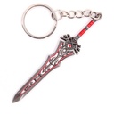 LLAVERO ESPADA 1221 ZLD 9 CM NEGRO/ROJO