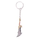 LLAVERO ESPADA 1228 GOW 6 CM PLATA/DORADO