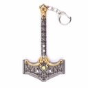 LLAVERO MARTILLO 1230 GOW 12 CM GRIS