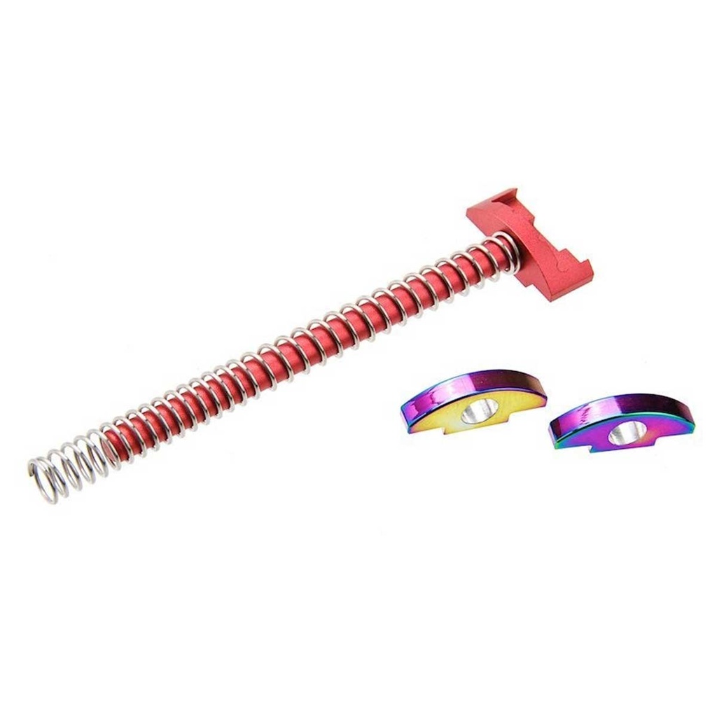 COWCOW AAP01 ALUMINIUM GUIDE ROD SET RED