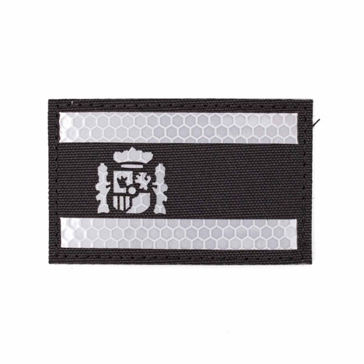 [IW-08335-BK] PARCHE IMMORTAL CONSTITUCION REFLECTANTE NEGRO - BLANCO