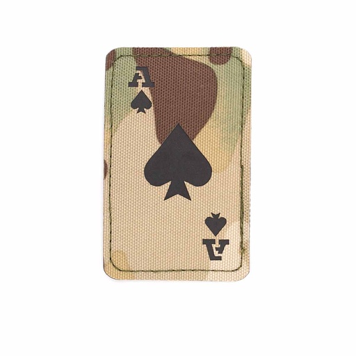 [IW-08336-MC] PARCHE IMMORTAL CARTA AS DE PICA IR MULTICAM