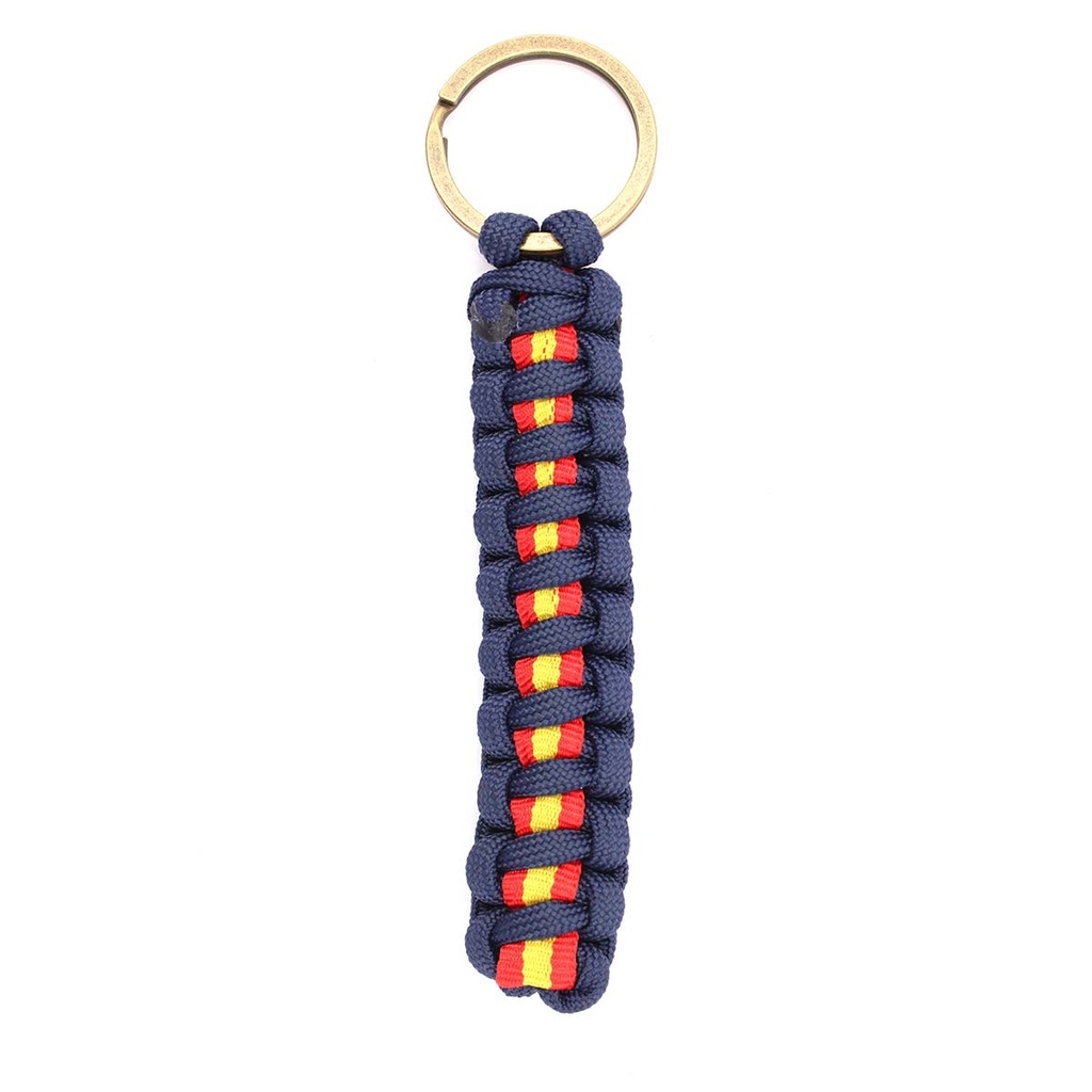 LLAVERO PARACORD IMMORTAL BANDERA ESPAÑA MARINO