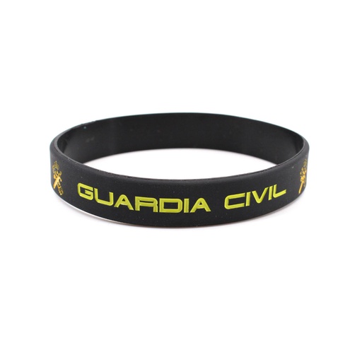 [IW-70511-BK] PULSERA IMMORTAL PVC GUARDIA CIVIL NEGRA
