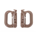 FASTENER IMMORTAL PVC 2PCS COYOTE