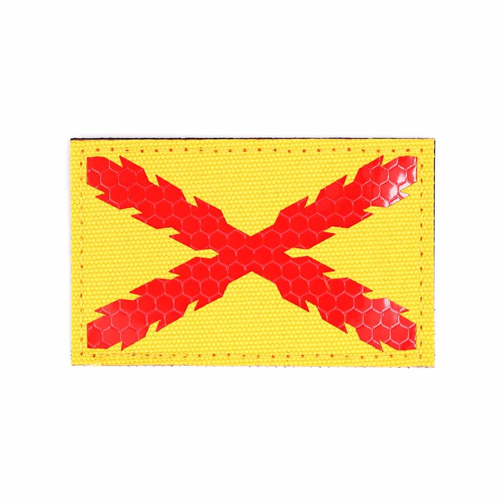 PARCHE IMMORTAL REFLECTANTE BORGOÑA AMARILLO