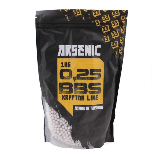 [ARS-16023] BOLAS ARSENIC KRYPTON 0.25G 1KG BLANCA