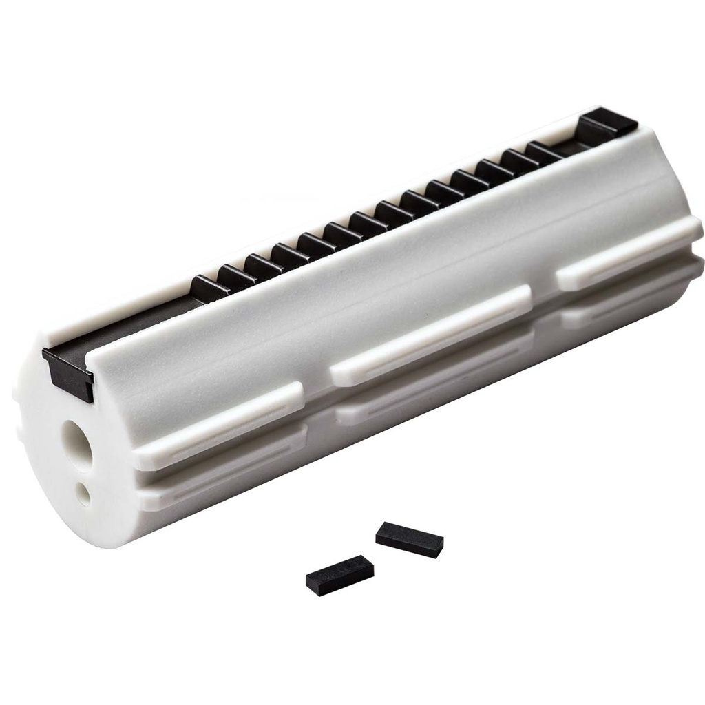 PISTON AEG FPS 14 DIENTES METALICOS ZERO SHOCK BLANCO