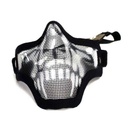 MASCARA AIRSOFT STARKER CALAVERA MEDIA CARA NEGRA