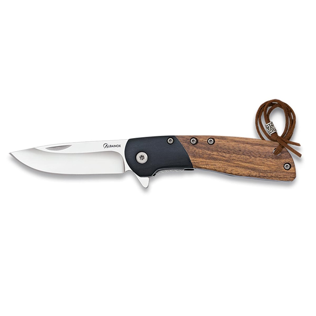 NAVAJA ALBAINOX CAZADOR MADERA