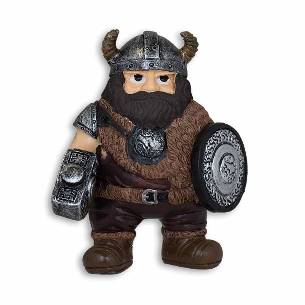 VIKINGO TOLE 10 MGT ESCUDO 10.5 CM MARRON
