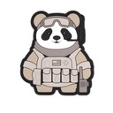 PARCHE IMMORTAL PVC 3D OSO PANDA TACTICO GRIS