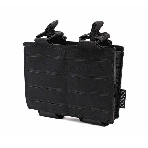 [CRS-042513-BK] POUCH CORSO CARGADOR G36 DOBLE DAGGER LASER NEGRO