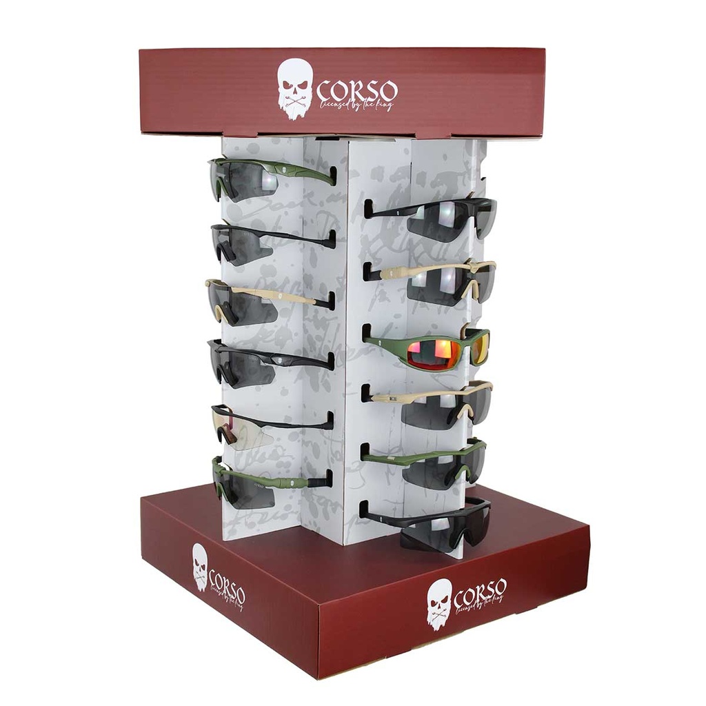 EXPOSITOR GAFAS CORSO PARA 24UND