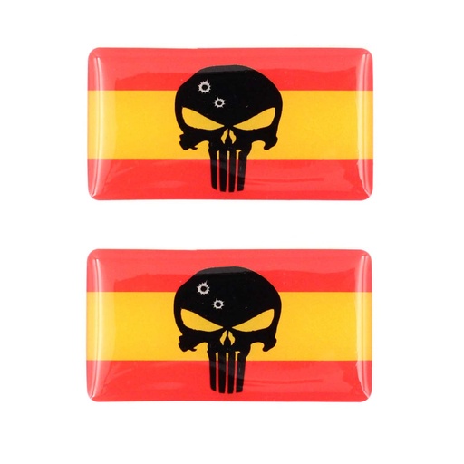 [IW-32137-SP] PEGATINA IMMORTAL 3D 2PCS PUNISHER