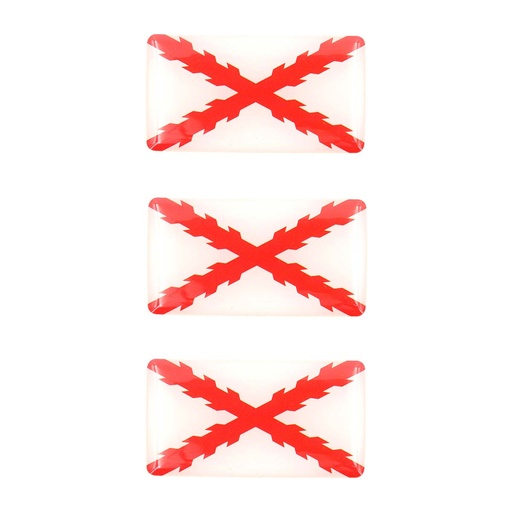 [IW-32102-WH] PEGATINA IMMORTAL 3D 3PCS BORGOÑA