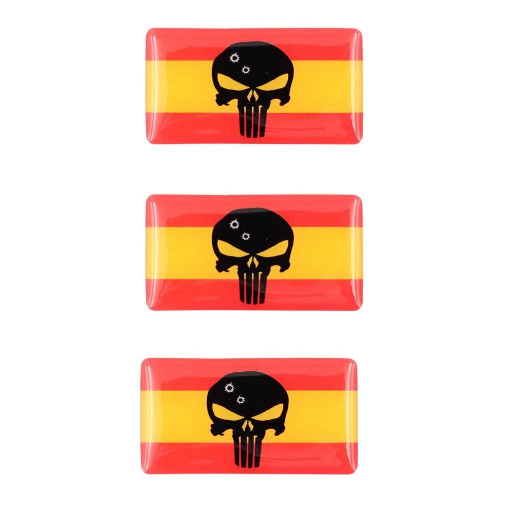PEGATINA IMMORTAL 3D 3PCS PUNISHER