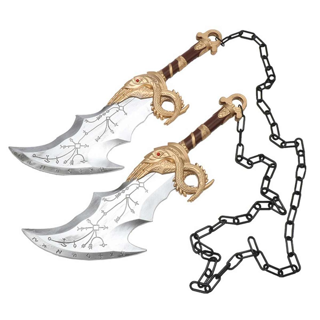 ESPADA EVA BH PU 427 GOW 2PCS 45CM PLATA-DORADO