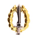 EMBLEMA BOINA IMMORTAL COE DORADO-PLATA